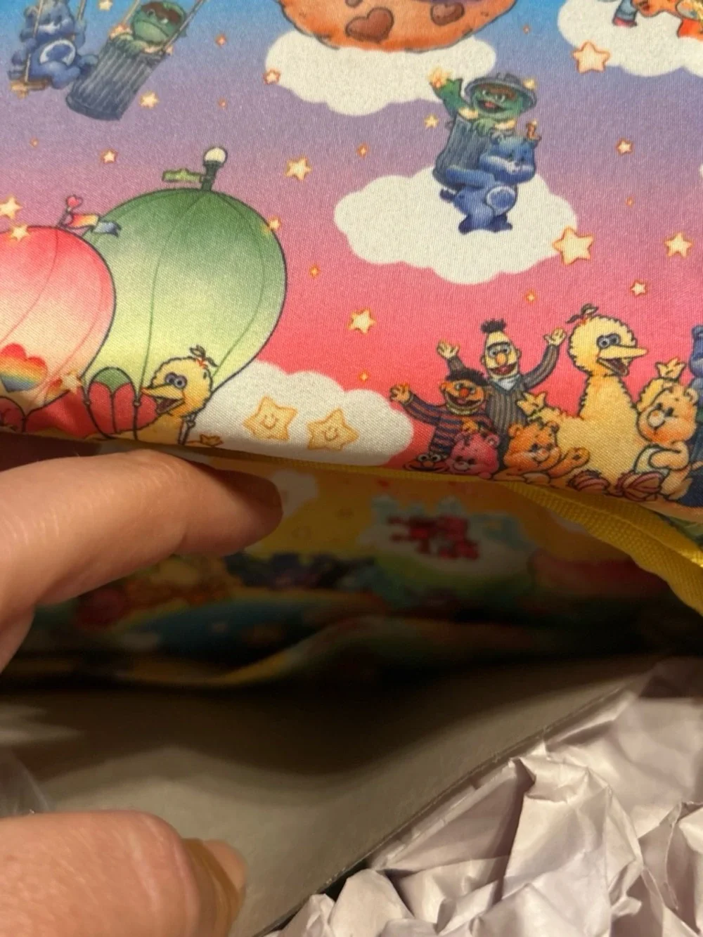 Loungefly CareBears x Sesame Street Quilted Backpack